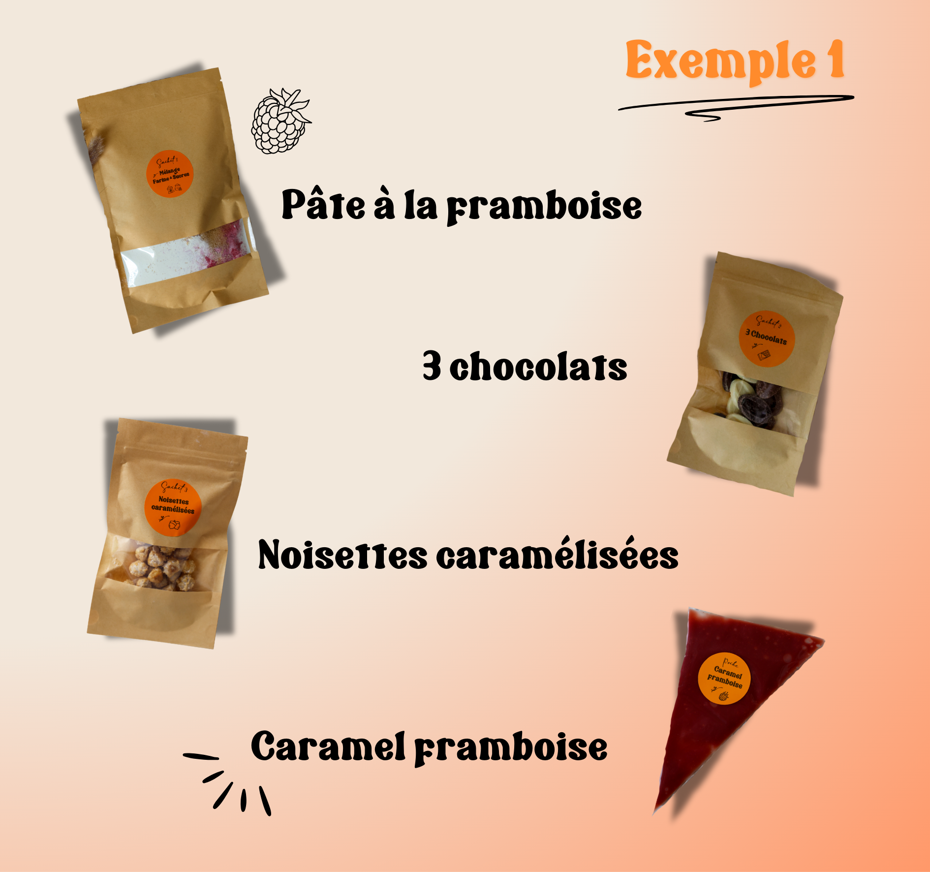 Box 4 cookies 100% personnalisable