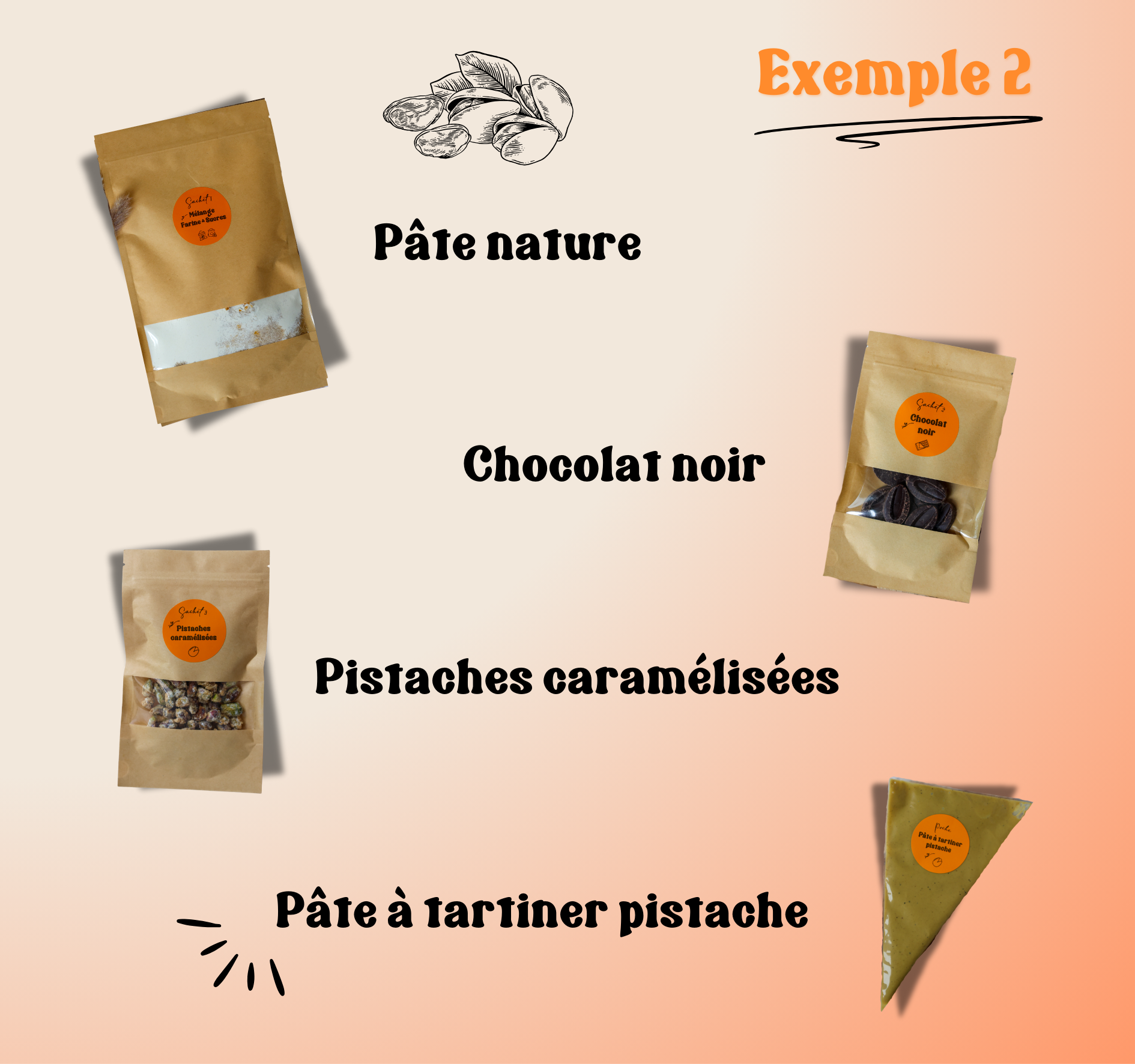 Box 4 cookies 100% personnalisable