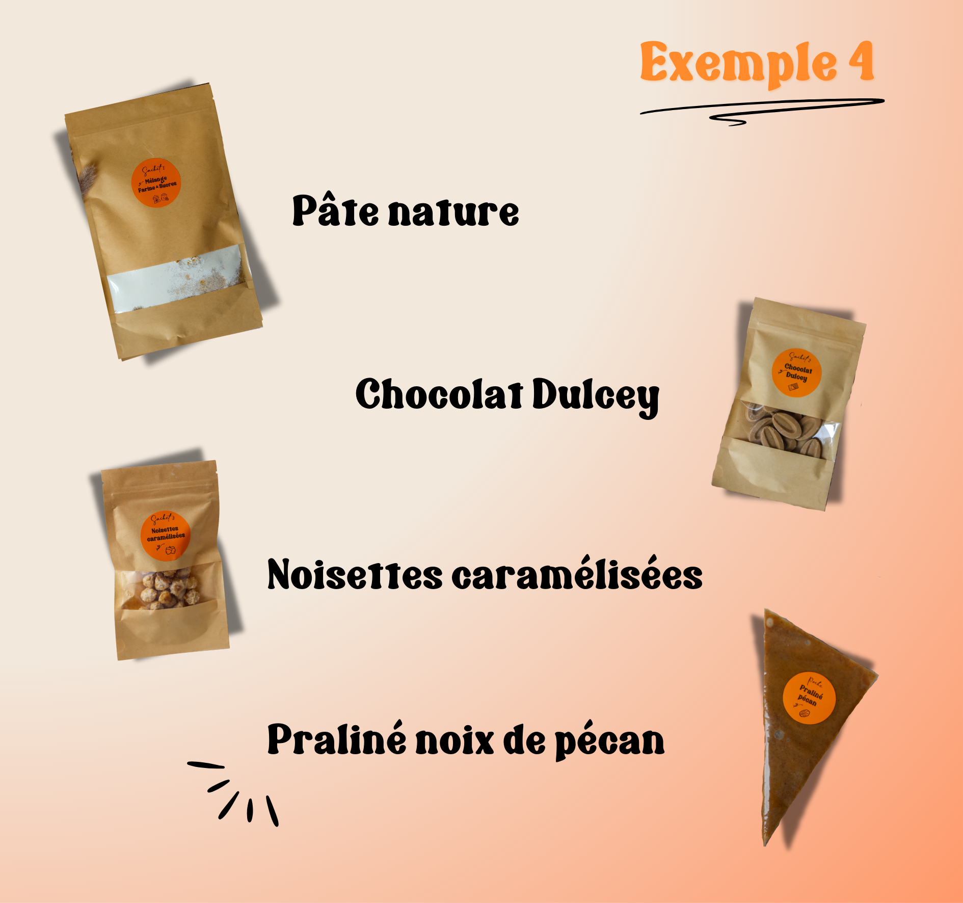 Box 4 cookies 100% personnalisable