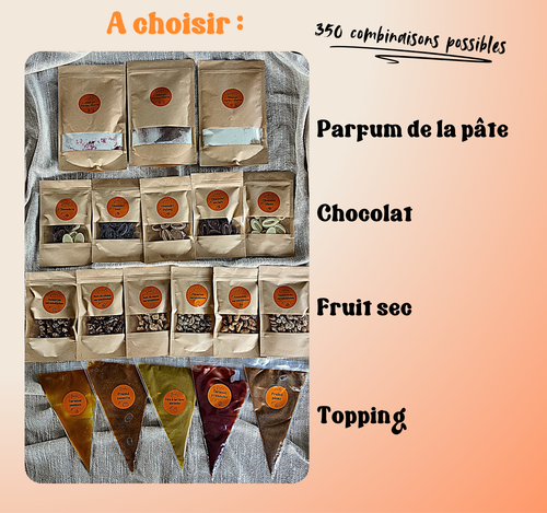 Box 4 cookies 100% personnalisable